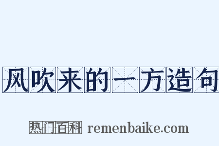 风吹来的一方造句是什么意思的图片